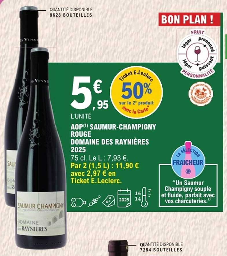 AOP(1) SAUMUR-CHAMPIGNY ROUGE DOMAINE DES RAYNIERES 2025