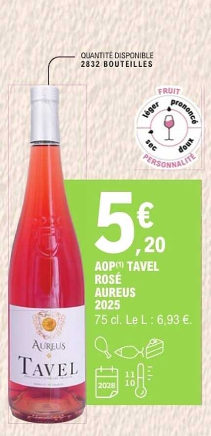 AOP(1) TAVEL ROSÉ AUREUS 2025
