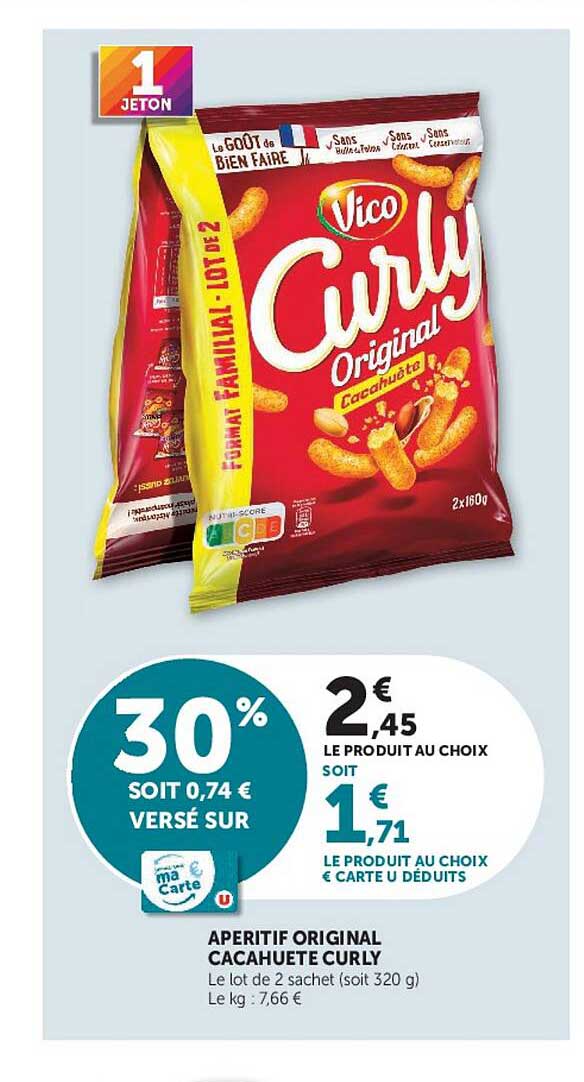 APERITIF ORIGINAL CACAHUETE CURLY