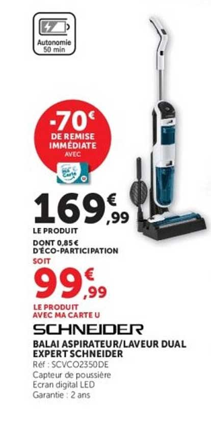 BALAi ASPIRATEUR/LAVEUR DUAL EXPERT SCHNEIDER