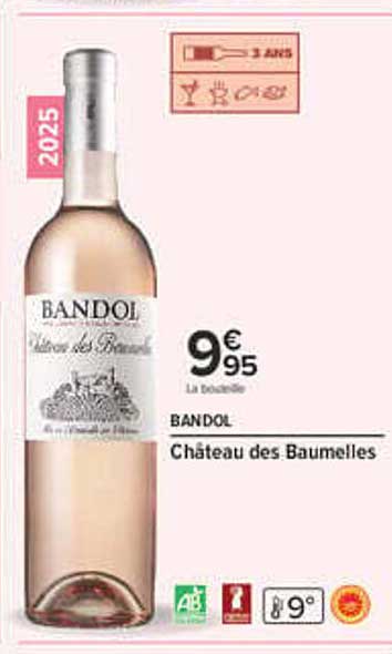 BANDOL Château des Baumelles