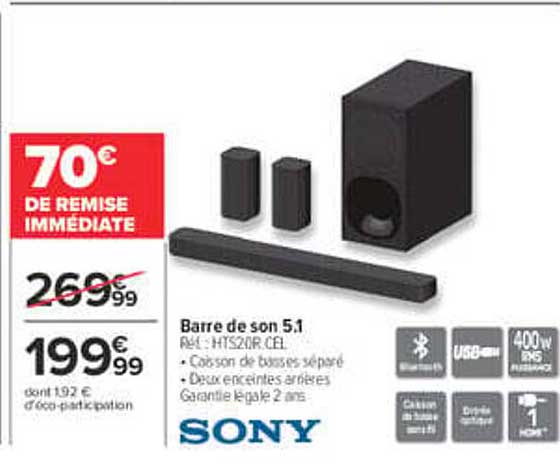 Barre de son 5.1 HT-S20R.CEI