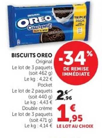 BISCUITS OREO Original