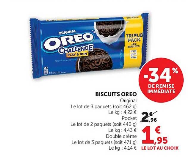 BISCUITS OREO
