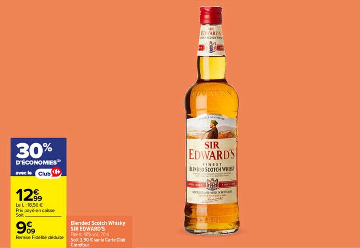 Blended Scotch Whisky SIR EDWARD'S