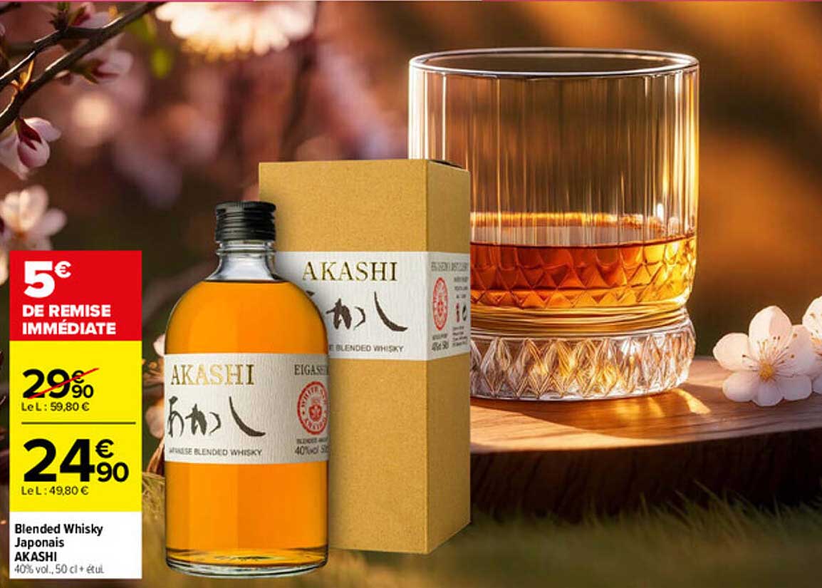 Blended Whisky Japonais AKASHI