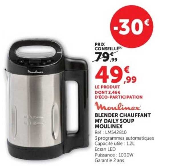 BLENDER CHAUFFANT MY DAILY SOUP MOULINEX