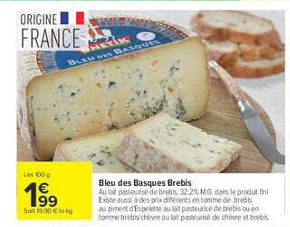 Bleu des Basques Brebis