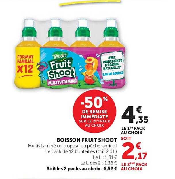 BOISSON FRUIT SHOOT