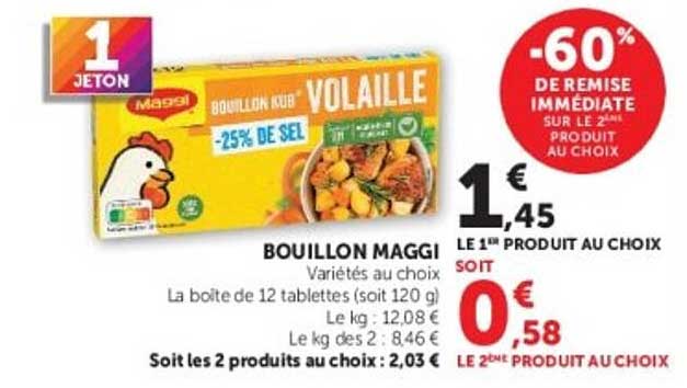 BOUILLON MAGGI Variétés au choix