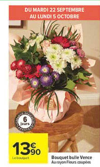 Bouquet bulle Vence