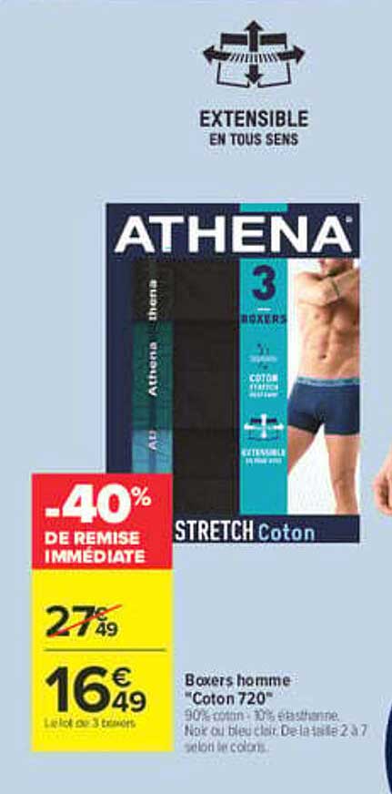 Boxers homme "Cotton 720"