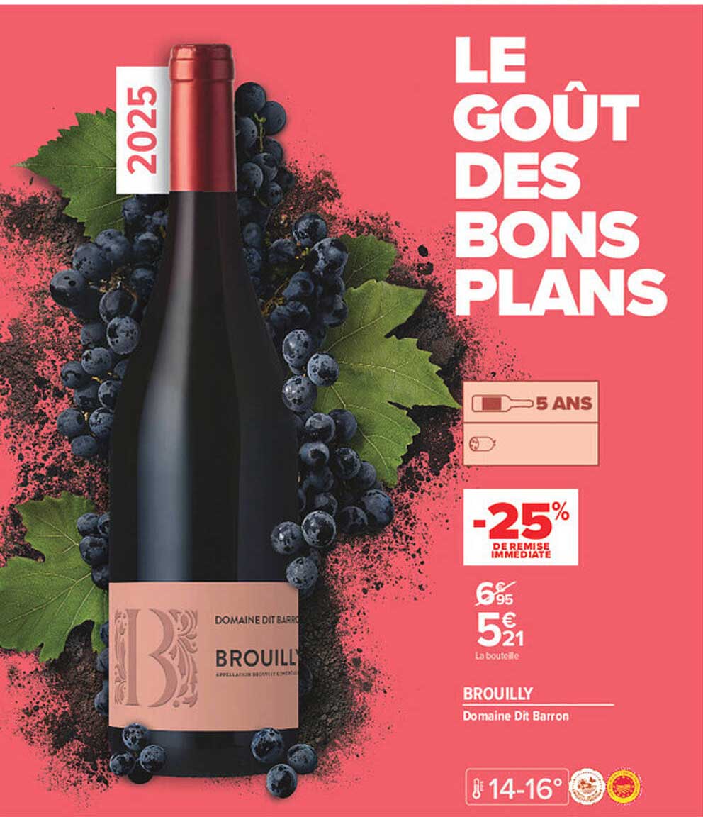 BROUILLY Domaine Dit Barron