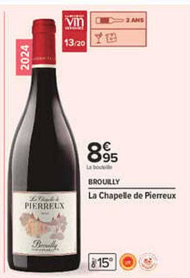 BROUILLY La Chapelle de Pierreux