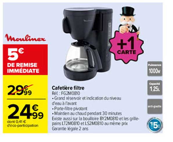 Cafetière filtre