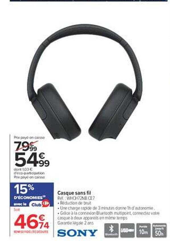 Casque sans fil
