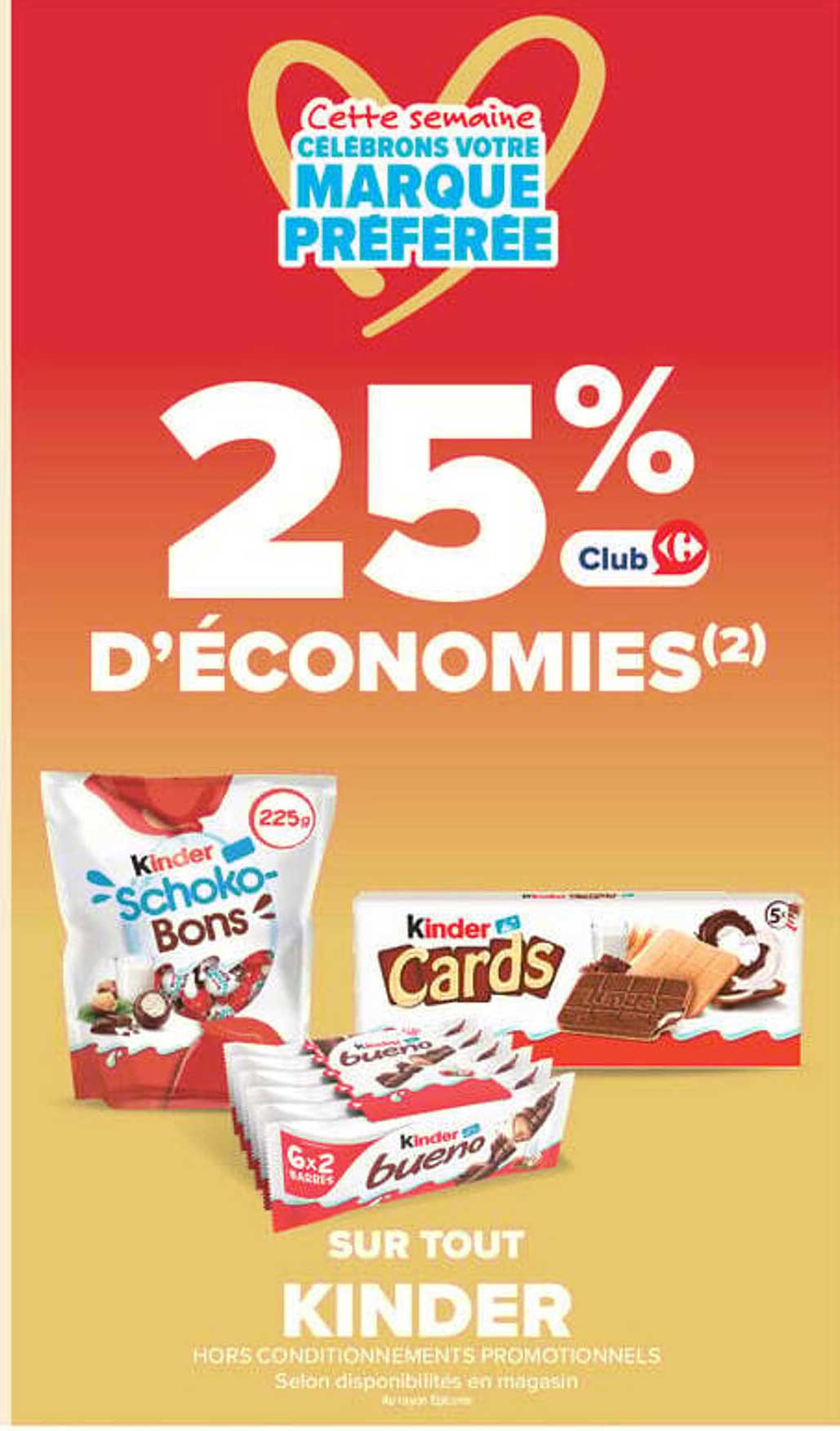 Cette semaine célébrons votre marque préférée