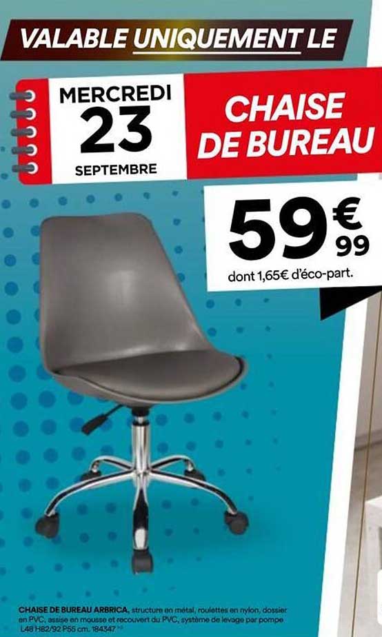 CHAISE DE BUREAU