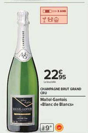 CHAMPAGNE BRUT GRAND CRU Mallol-Gantois «Blanc de Blancs»