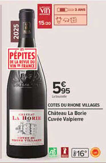 Château La Borie Cuvée Valpiere