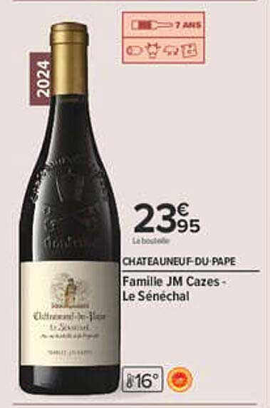 CHATEAUNEUF-DU-PAPE Famille JM Cazes - Le Sénéchal