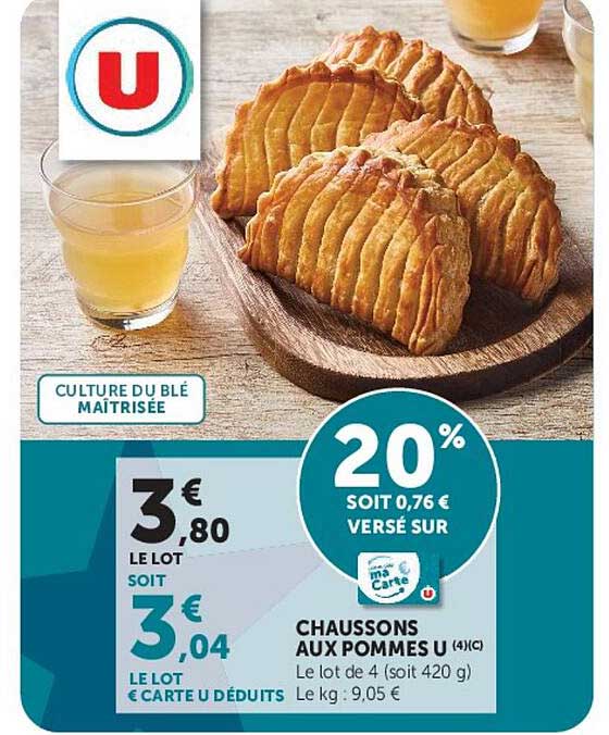 CHAUSSONS AUX POMMES U (4)C