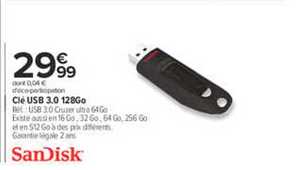 Clé USB 3.0 128Go