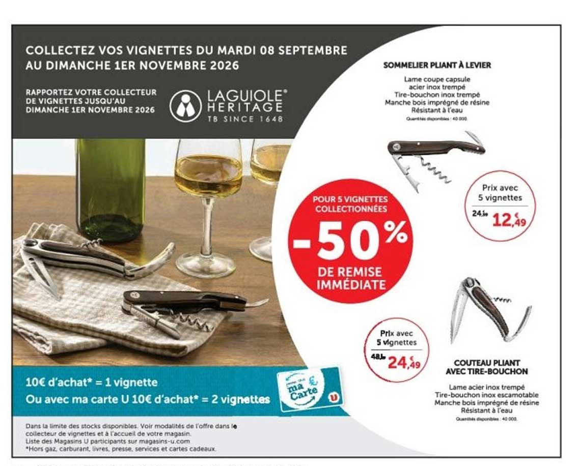 COLLECTEZ VOS VIGNETTES DU MARDI 08 SEPTEMBRE AU DIMANCHE 1ER NOVEMBRE 2026
