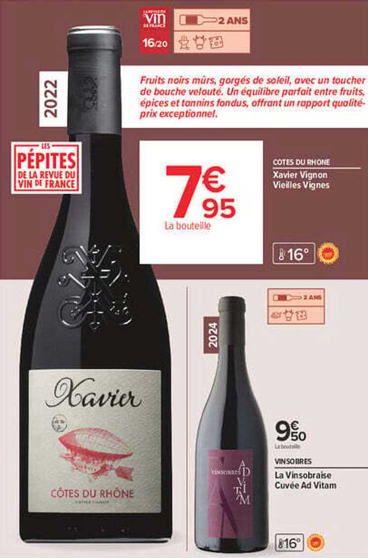 CÔTES DU RHÔNE Xavier Vignon Vieilles Vignes