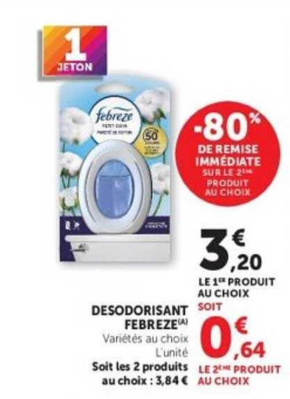DESODORISANT FEBREZE Variétés au choix L’unité