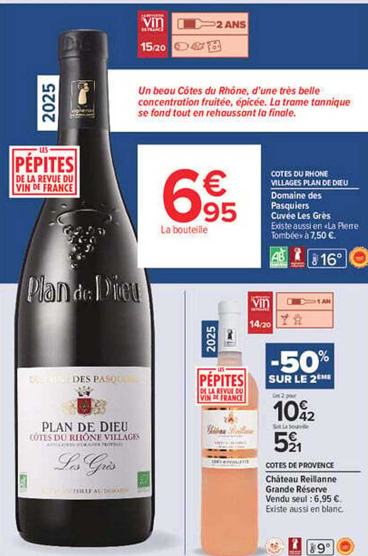 Domaine des Pasquiers Cuvée Les Grès