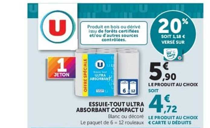 ESSUIE-TOUT ULTRA ABSORBANT COMPACT U