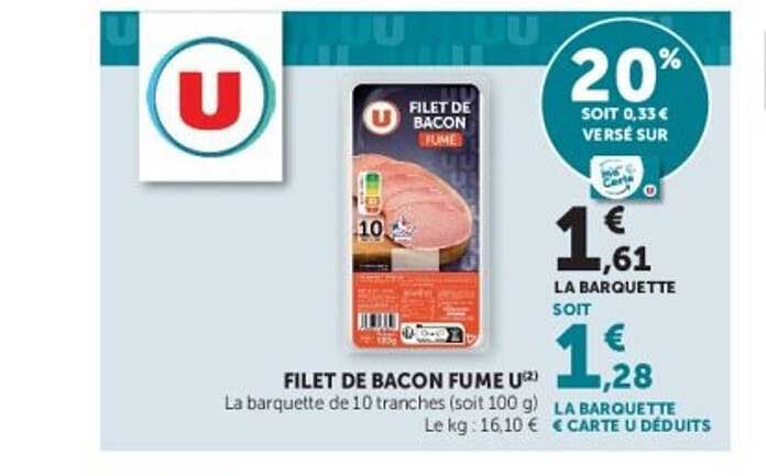 FILET DE BACON FUME