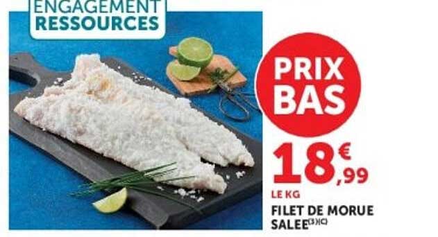 FILET DE MORUE SALÉE