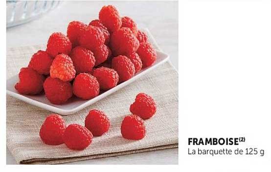 FRAMBOISE(2) La barquette de 125 g