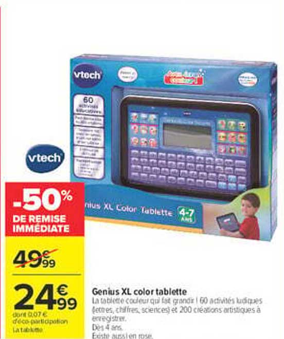 Genius XL color tablette