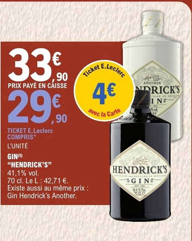 GIN(5) “HENDRICK’S”