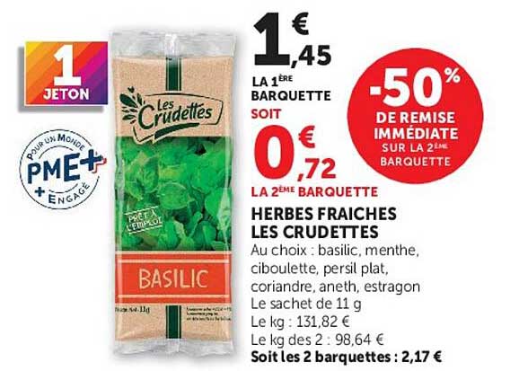 HERBES FRAICHES LES CRUDETTES