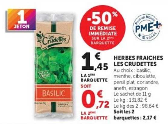 HERBES FRAICHES LES CRUDETTES
