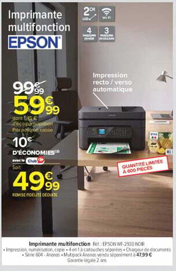 Imprimante multifonction EPSON