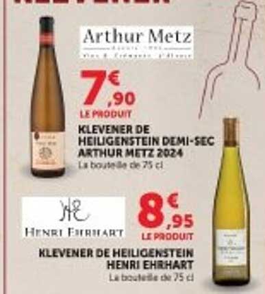 KLEVERNER DE HEILIGENSTEIN DEMI-SEC ARTHUR METZ 2024
