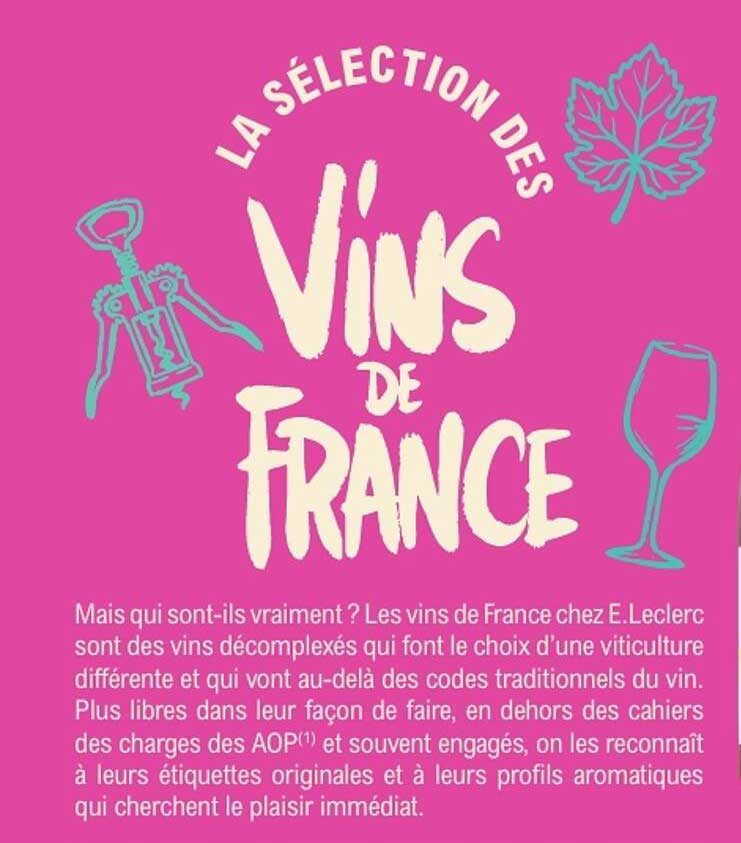LA SÉLECTION DES VINS DE FRANCE