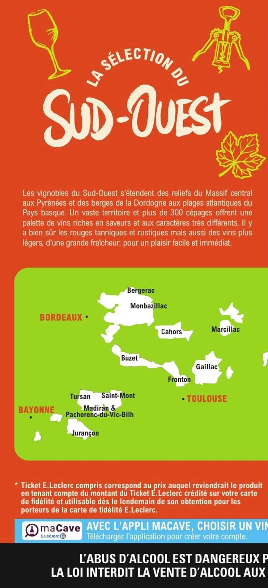 LA SÉLECTION DU SUD-OUEST