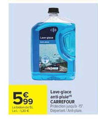 Lave-glace anti-pluie CARREFOUR