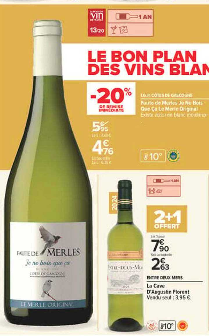 LE BON PLAN DES VINS BLANCS