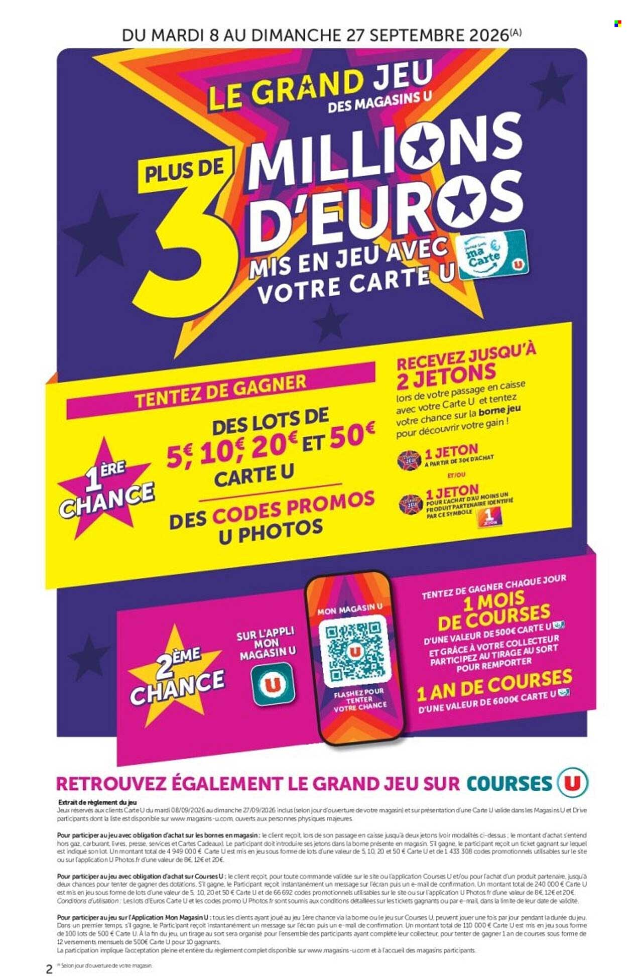 LE GRAND JEU DES MAGASINS U