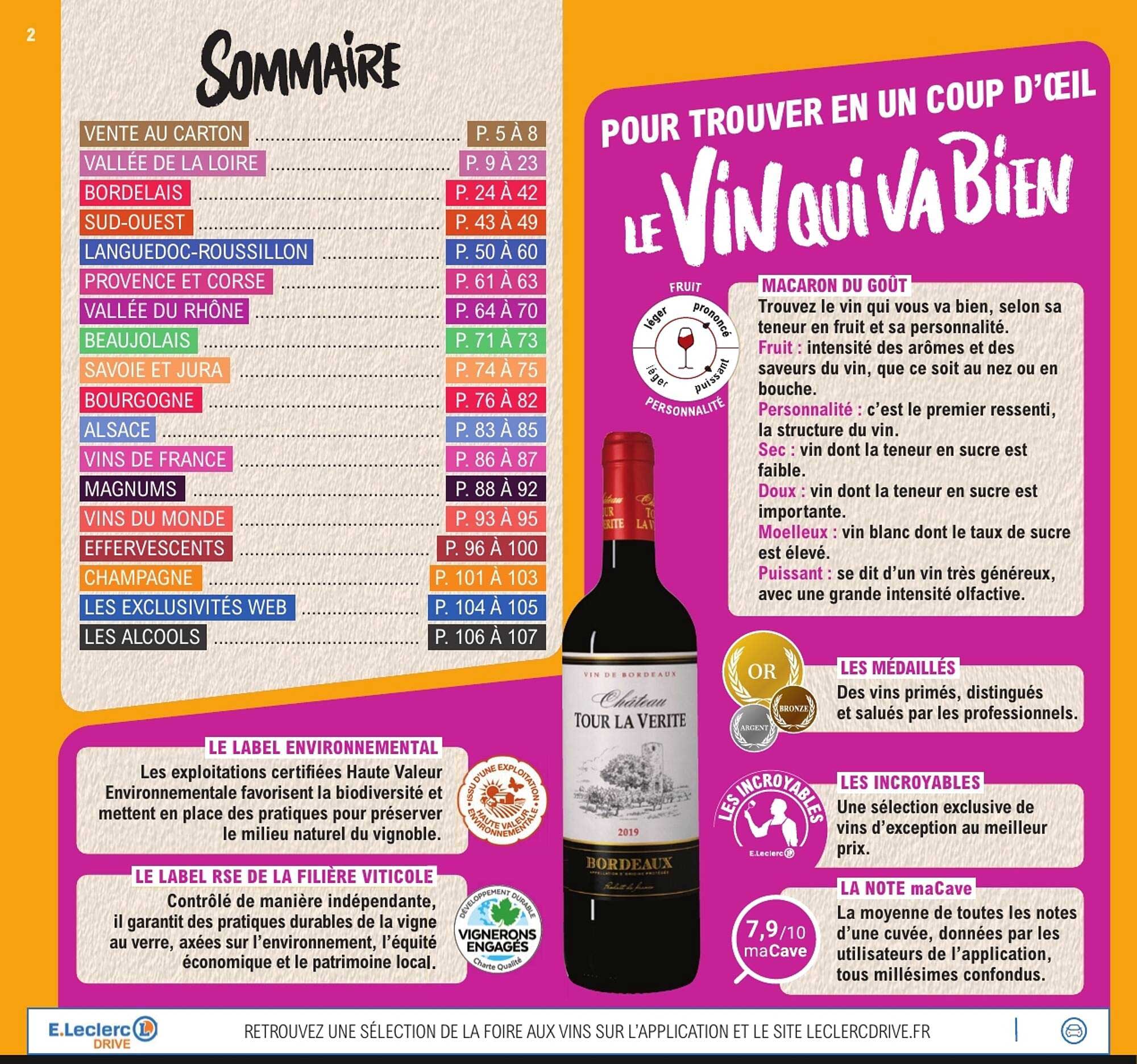 LE VIN QUI VA BIEN