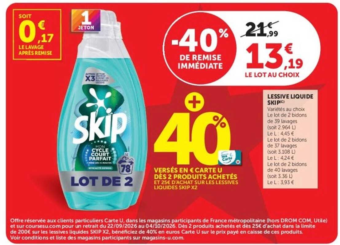 LESSIVE LIQUIDE SKIP