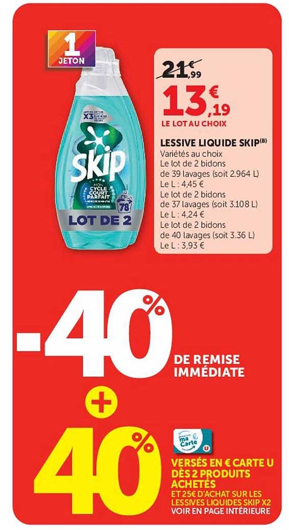 LESSIVE LIQUIDE SKIP(B)