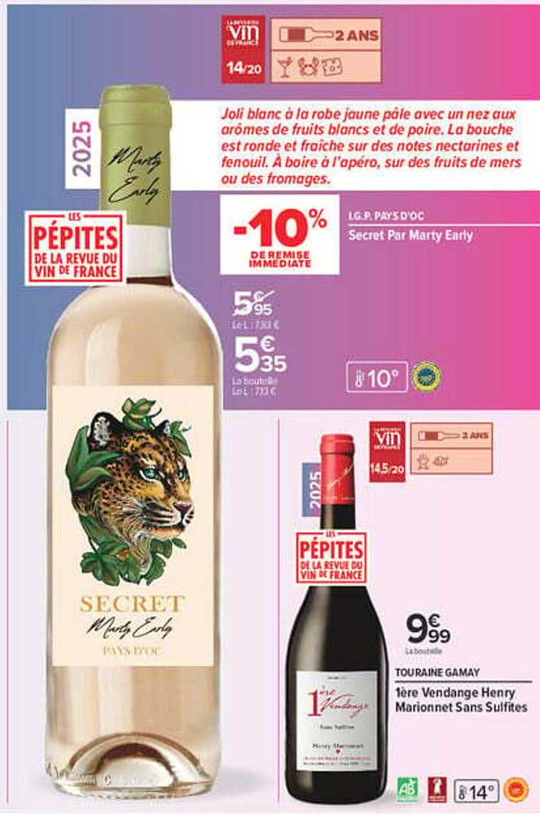 LG.P. PAYS D'OC Secret Par Marty Early